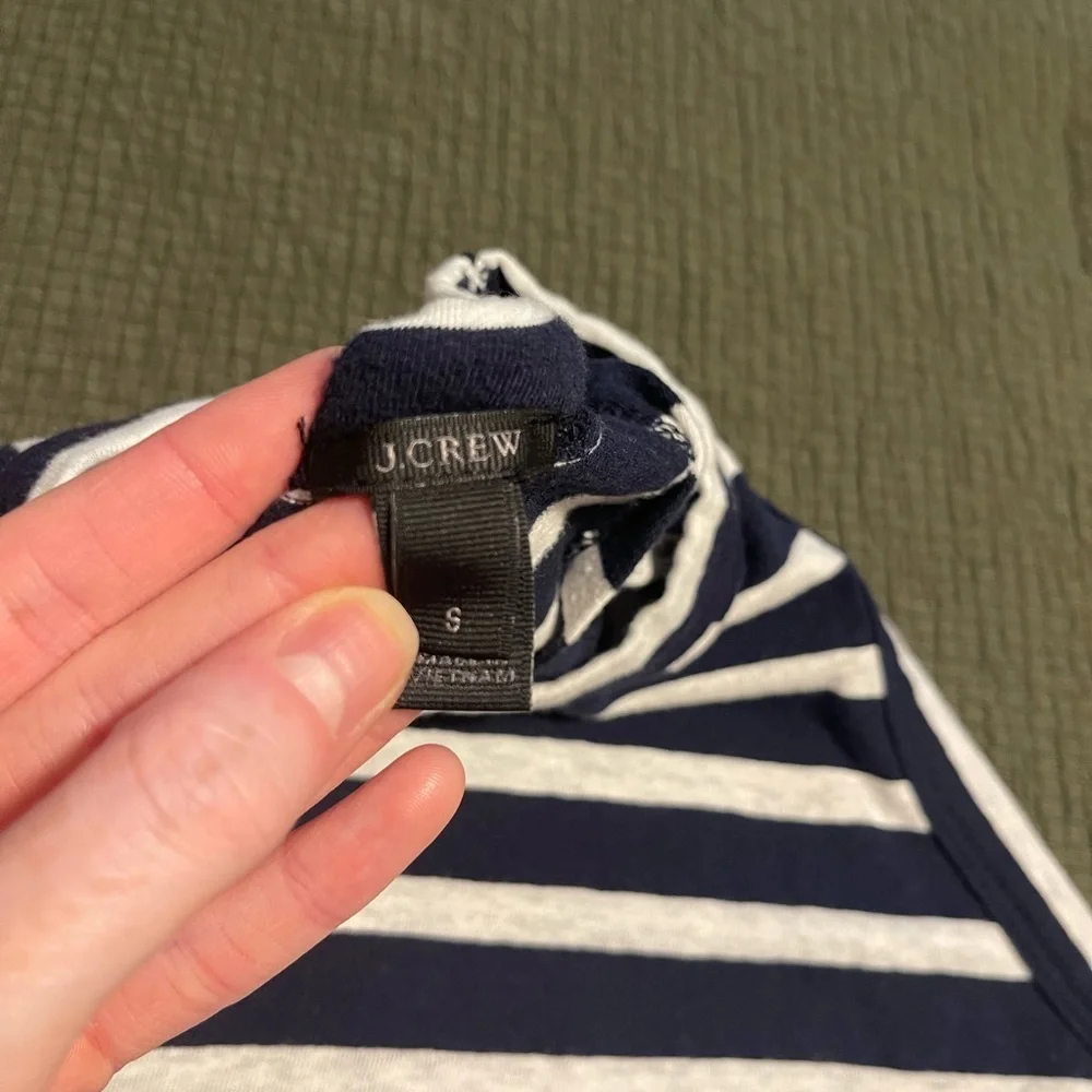 Striped Navy and White Tank Top - Picture 2 of 5